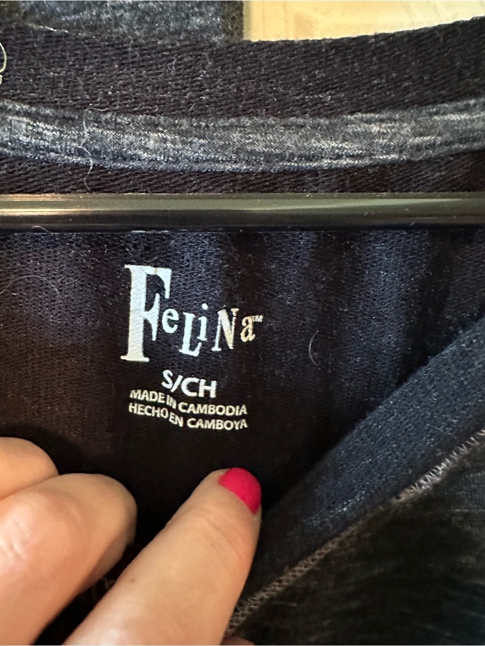 Felina Dark Heather Gray Two-Piece Lounge Set - Picture 2 of 3